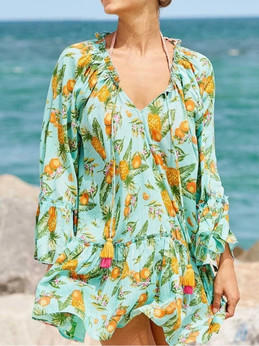DEBBIE KATZ “ELISA” dress/beach coverup